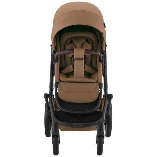 Комплект 3в1 Britax Roemer коляска SMILE 5Z LUX|Warm Caramel + автокресло BABY-SAFE PRO Space Black