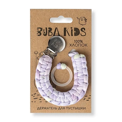 Держатель для пустышки BUBA Kids хлопковый