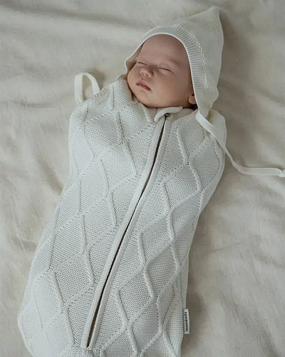 Кокон Loomknits детский Oliver Кремовый