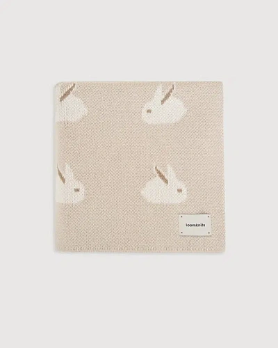 Плед детский Loomknits Animal Rabbits (80х120 см)