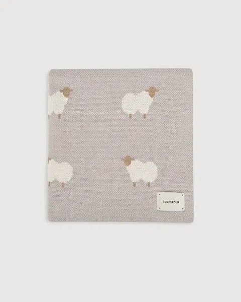 Плед детский Loomknits Animal Sheeps (80x120)