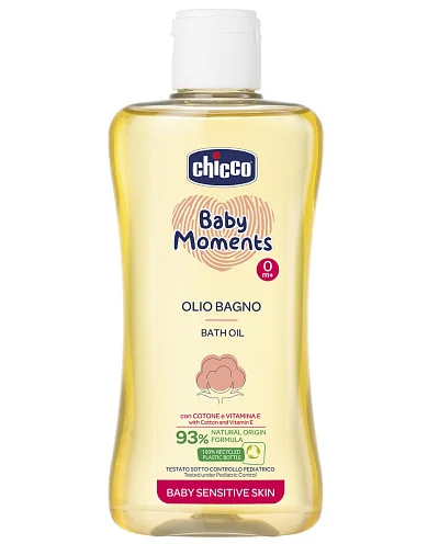 Масло для ванны Chicco Baby Moments 200 мл