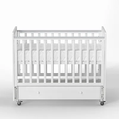 Кроватка Antemi Classic Sleep с маятником и ящиком 120*60