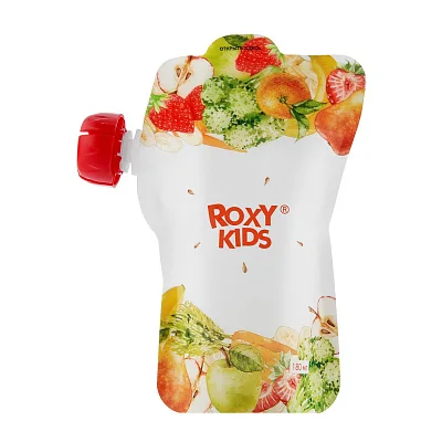 Пакеты Roxy Kids для хранения фруктового пюре 5 шт., с ложечкой