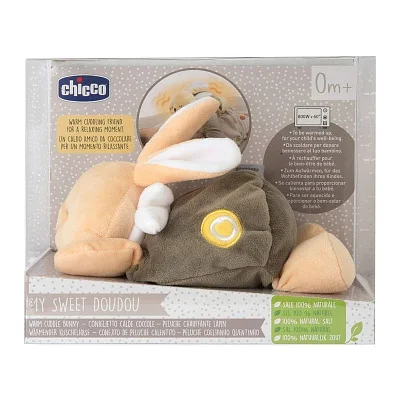 Игрушка мягкая Chicco "Тёплый зайка"