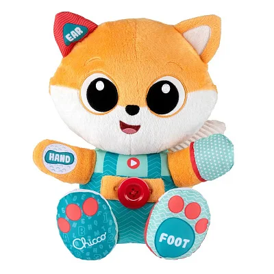 Игрушка мягкая Chicco "Говорящая лисичка"