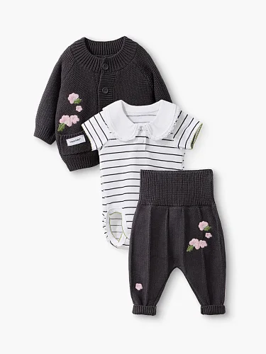 Набор Happy Baby боди, джемпер и брюки