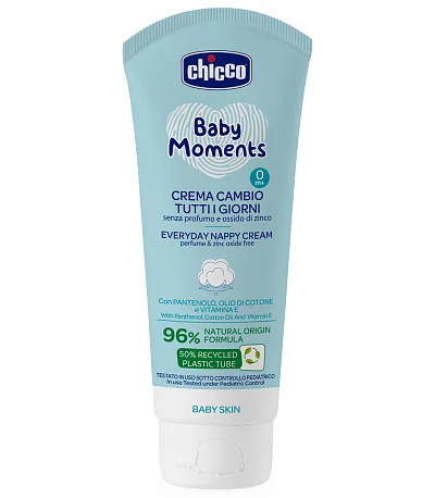 Крем ежедневный под подгузник Chicco Baby Moments 100мл