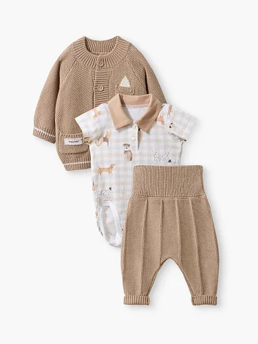 Набор Happy Baby боди, джемпер и брюки