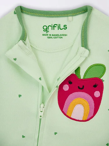 Комбинезон GRIFILS "Яблочко" с открытой ножкой