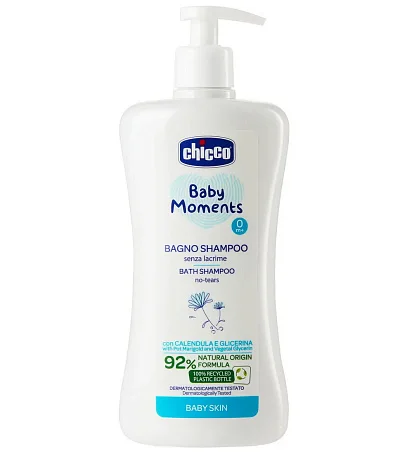 Шампунь без слез Chicco Baby Moments 500 мл