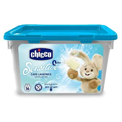 Средство для стирки детского белья в капсулах Chicco, 16шт.