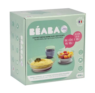 Набор стеклянной посуды для детей EUCALYPTUS COFFRET REPAS VERRE EUCALYPTUS