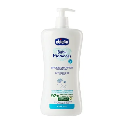 Пена-шампунь без слез Chicco Baby Moments 750 мл