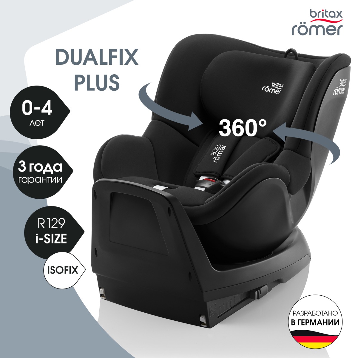 Автокресло группы 0/1 Britax Roemer Dualfix Plus 2