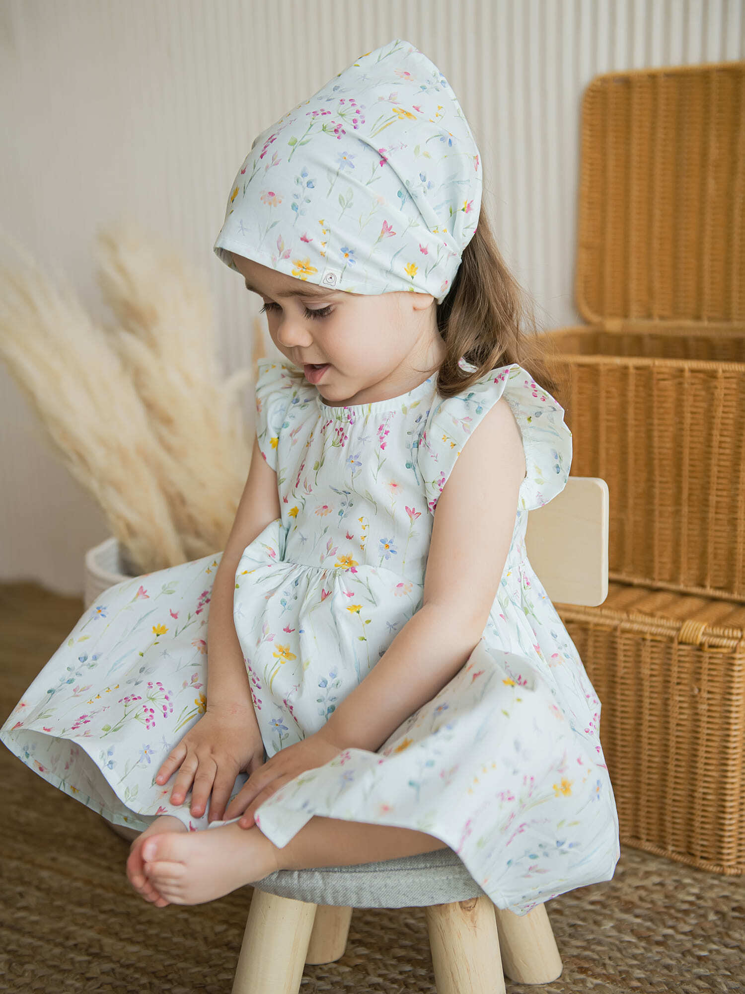 Косынка BUNGLY "Акварельные цветы"0+ 3