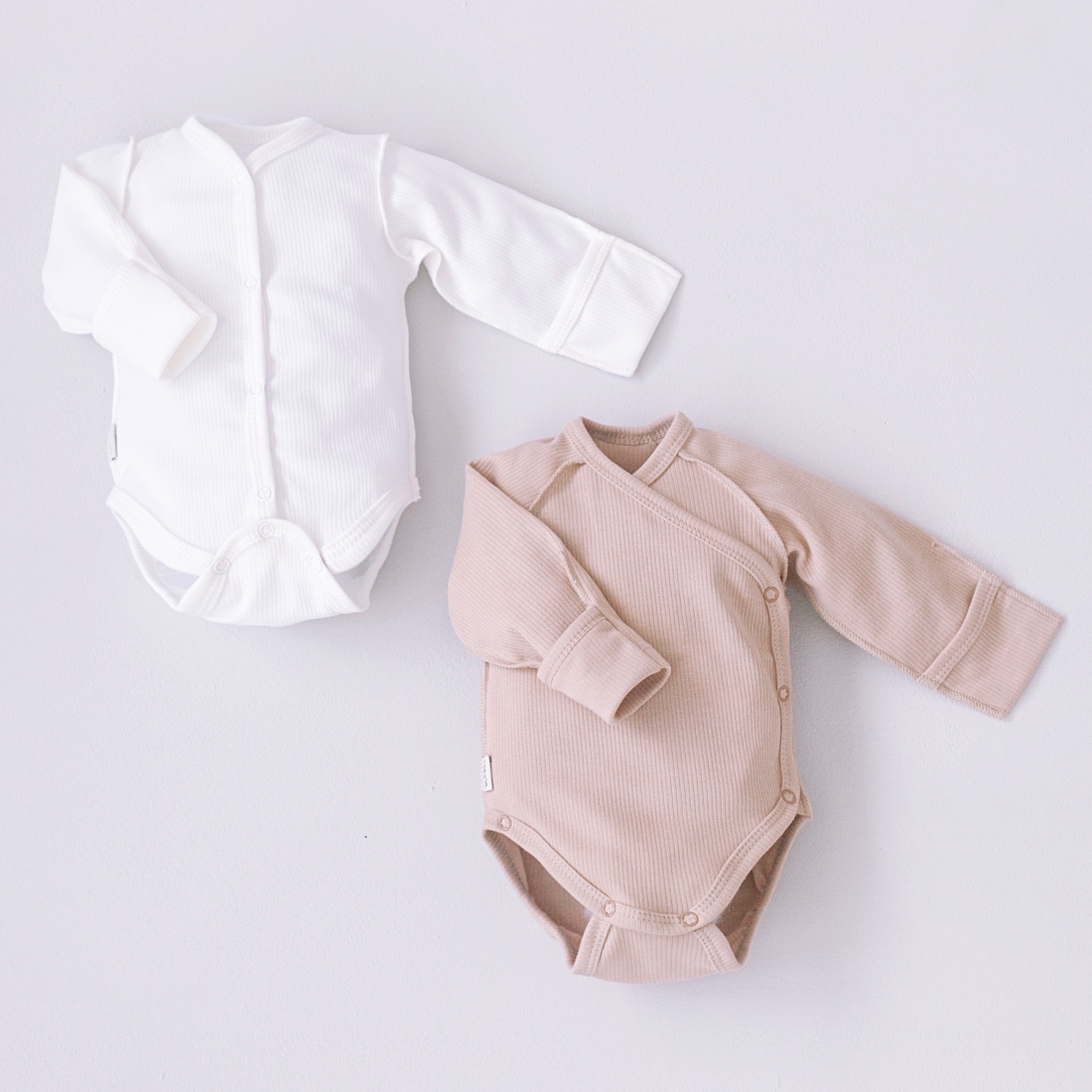 6658314303_optsite9c289e05-8170-11eb-80d1-dad53d79b847 Боди с длинным рукавом Швейная Династия "Капучино", 2шт/уп 1