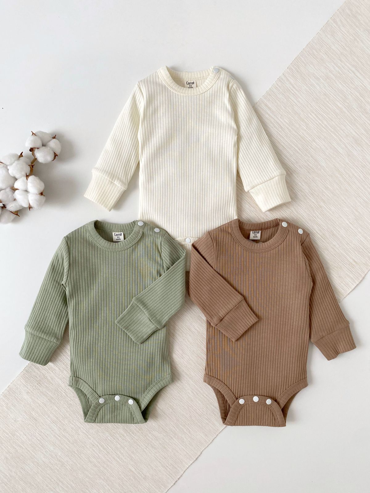 25863452-7C02-40C7-B1DD-9524395F390B Набор из трех боди I love Carrot "Друзья"(лапша) 1