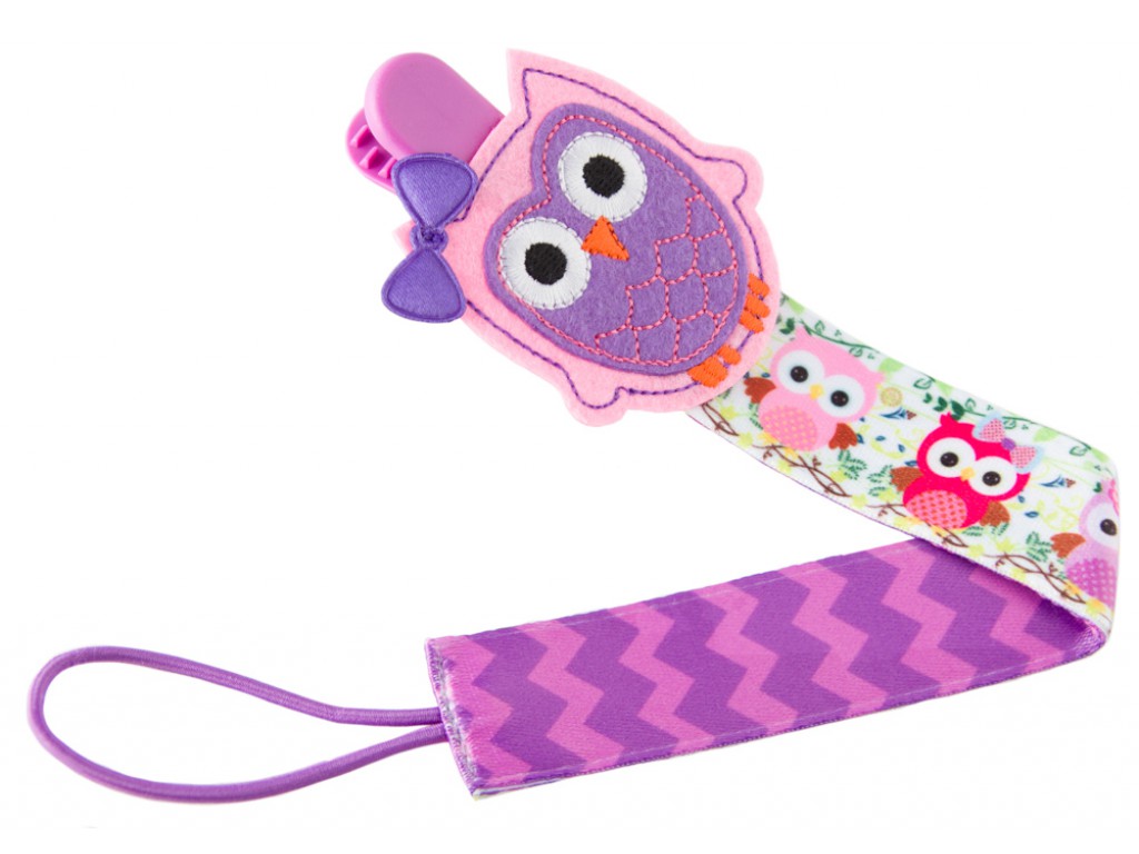 roxy_kids_derzhatel_dlya_pustyshek_rpc_001_c6b8a980c2 Держатель для пустышек Roxy Kids с игрушкой Сова, ткань 1