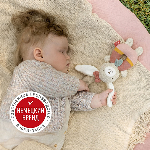 048131_04_min Мягкая погремушка-кольцо FEHN Зайка 4