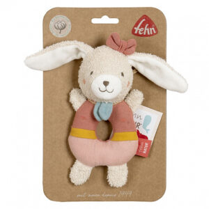 048131_20_min Мягкая погремушка-кольцо FEHN Зайка 10