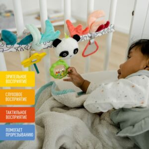 Погремушка-растяжка на коляску/кроватку FEHN Панда 8