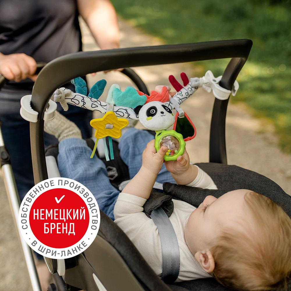 Погремушка-растяжка на коляску/кроватку FEHN Панда 4
