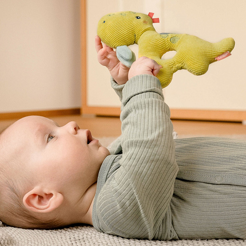 051117_42 Мягкая погремушка-кольцо FEHN Динозавр 3