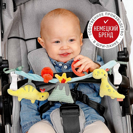 051179_04_min Погремушка-растяжка на коляску/кроватку FEHN Динозавр 6