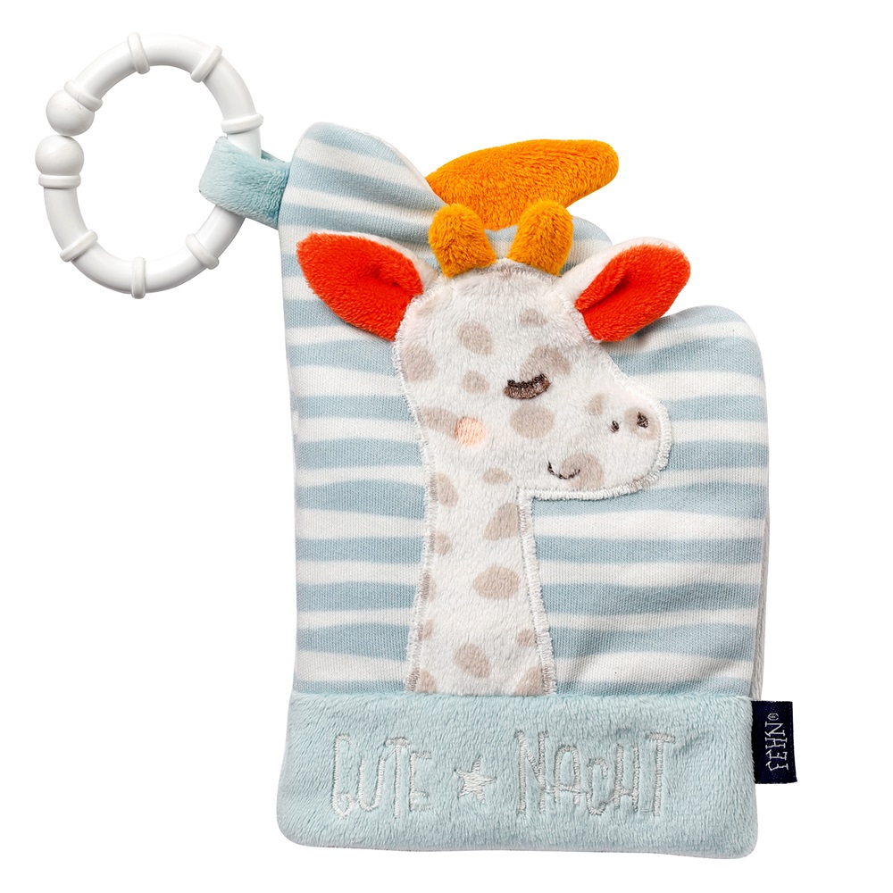 Мягкая игрушка-книжка с подвесом FEHN Спокойной ночи, светящаяся в темноте 1