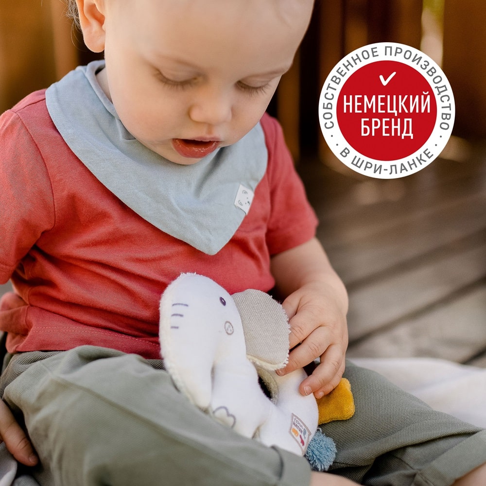 056075_04_min Мягкая погремушка-кольцо FEHN Слоник 4