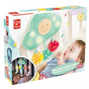Погремушка подвесная Hape "Музыкальное облако" 22