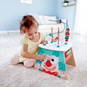 Развивающий куб Hape "Цирк" лабиринт, счеты, подсветка 20