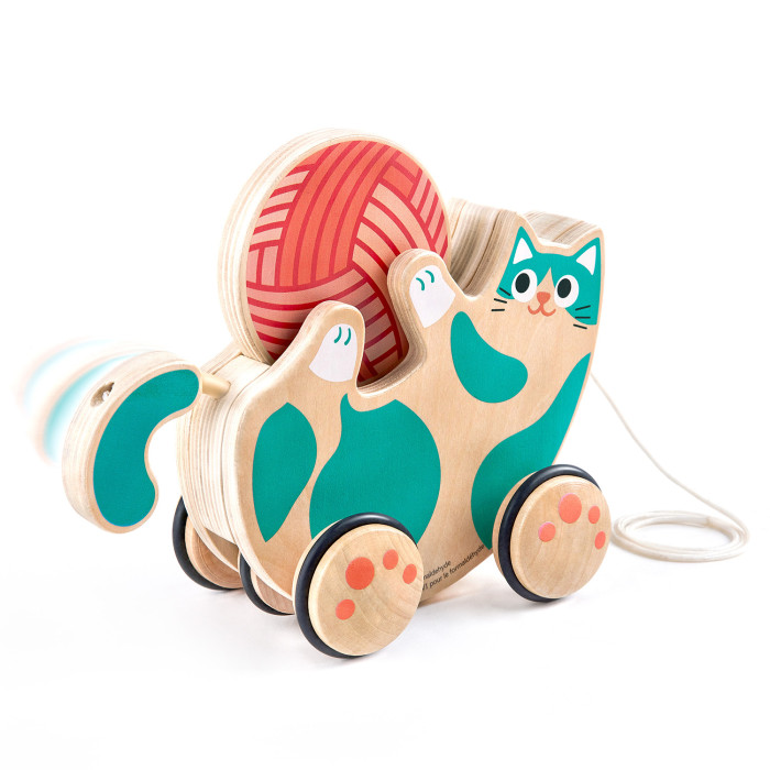 1331190_3249051 Каталка-погремушка Hape "Игривый котенок" 2