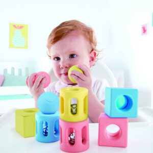 Игрушка Hape Конструктор-погремушка "Улыбка" (9 предметов) 8