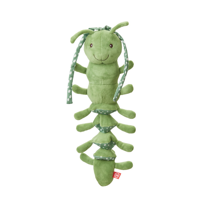 Подвесная игрушка-растяжка с вибрацией Happy Baby Гусеничка 9