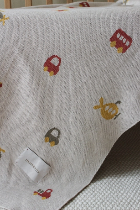 4 (10) Плед детский Loomknits (80х120 см) 5