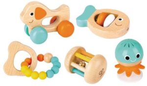 6y6c30866cglksw613lgr9hvh5zxqj9f Подарочный набор игрушек погремушек Hape для новорожденных "Малышам" 6