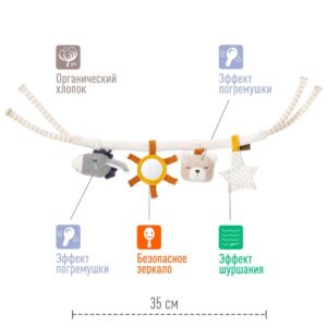 78962635 Погремушка-растяжка на коляску/кроватку FEHN 8