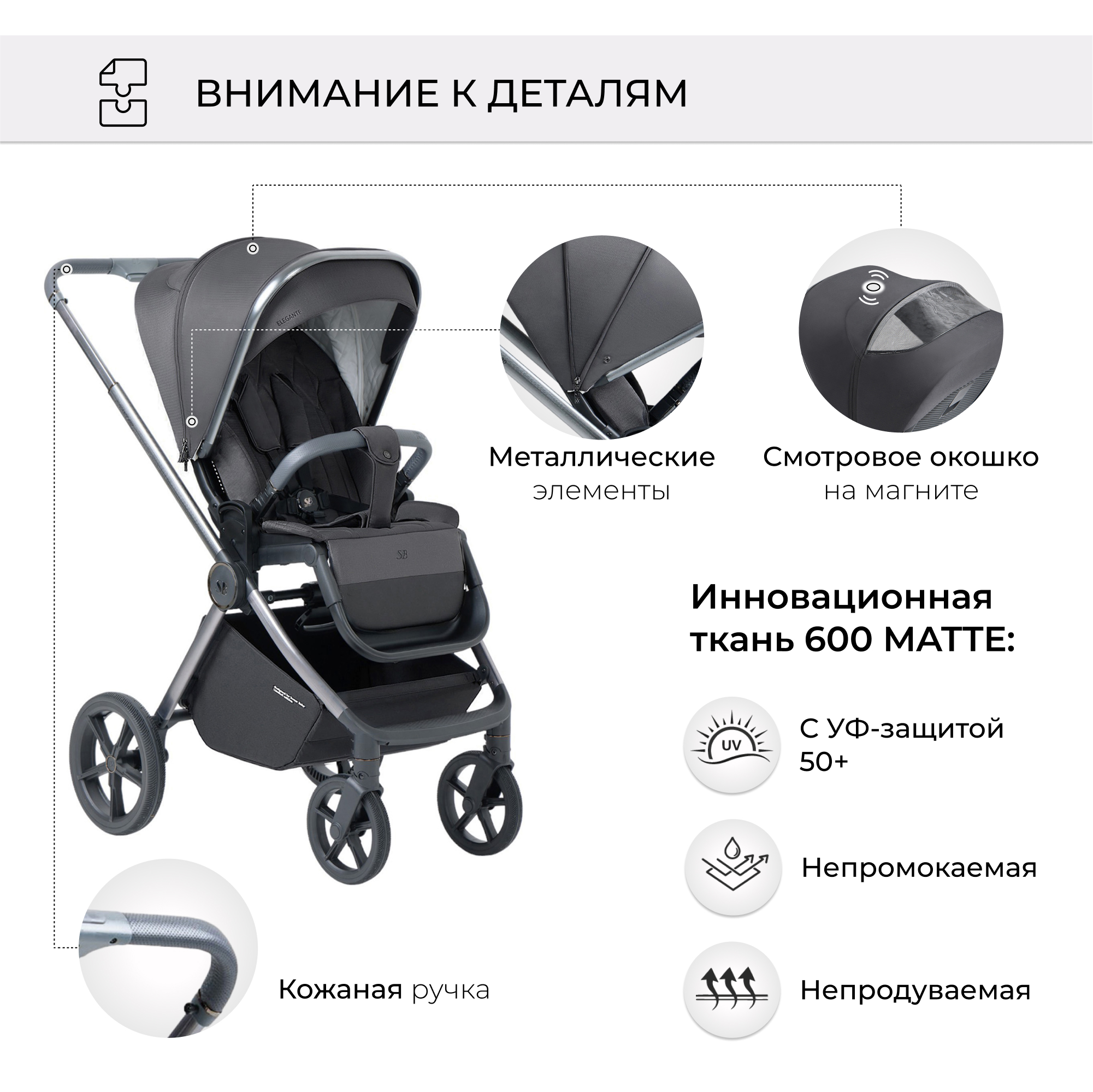 wyg5xfgh023031bocysvzhxrh23ndlbs Коляска 2в1 Sweet Baby Elegante BRD 9