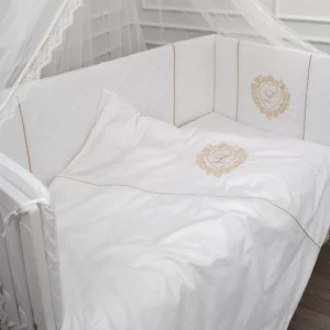 yub0gf36z450pnh9sx5hykfpdpnzcoey (2) Комплект постельных принадлежностей для прямоугольной кроватки 6 предметов "Лаппетти" 11