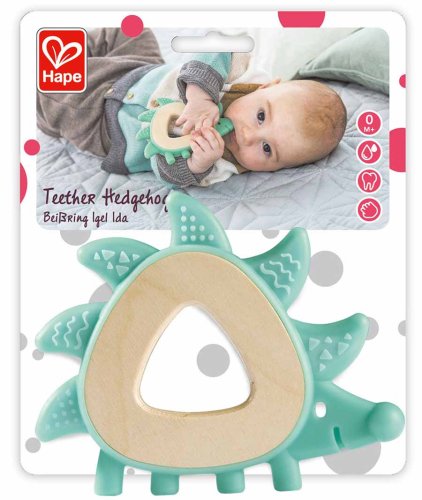 Игрушка для новорожденных Hape прорезыватель "Ежик" 3