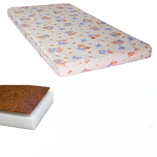 Детский матрас "Принц классик" 119*60 кокос, чехол трикотаж стеганый (бамбук) 1