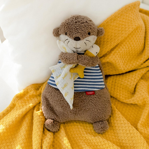 047233_60_min Игрушка-грелка FEHN с вишнёвыми косточками Выдра Тео 3