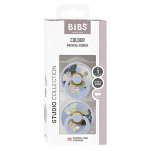 Набор пустышек латексных BIBS Studio Colour, 2 шт. - Morning Bloom, 0+ мес. 8