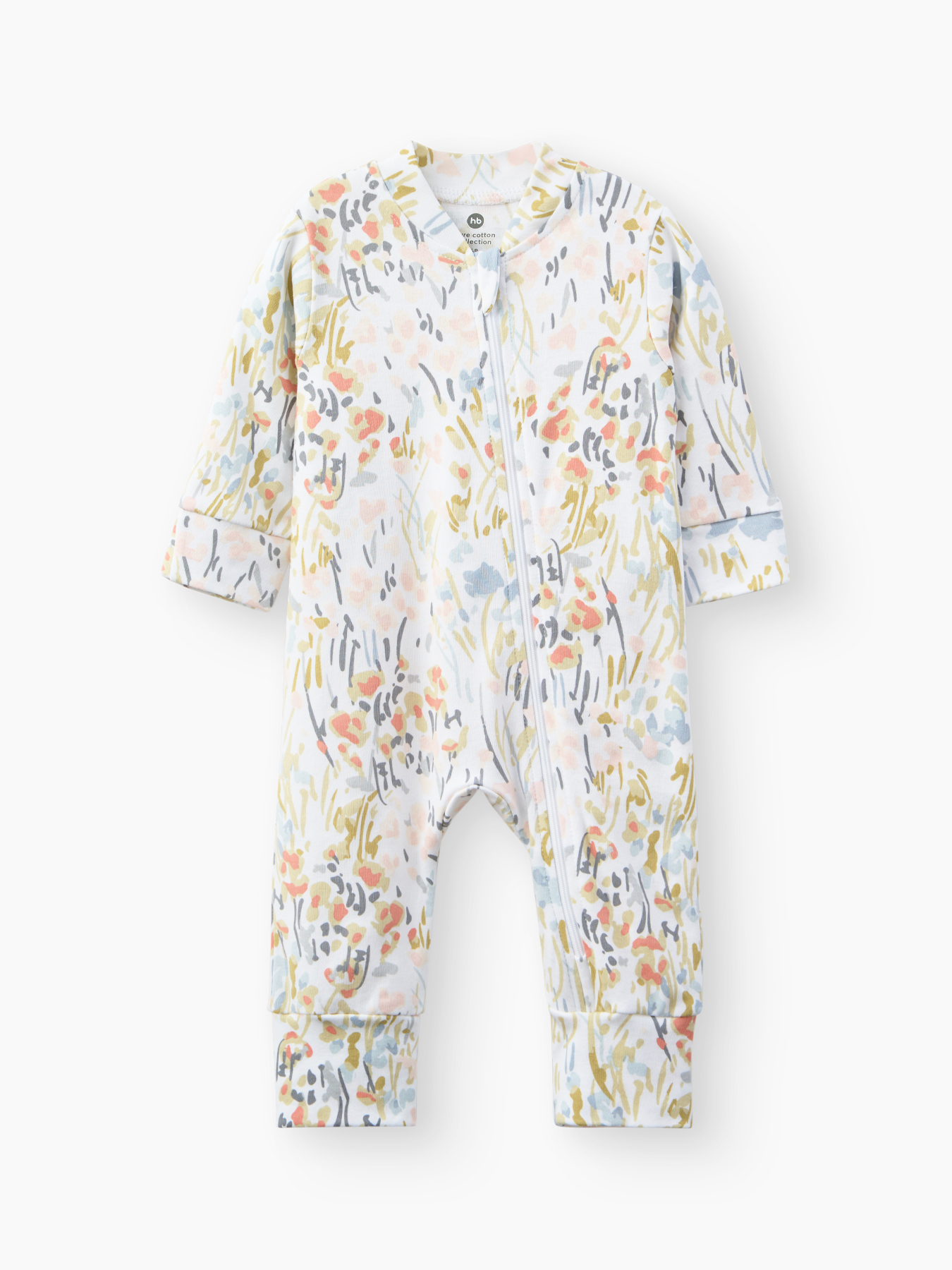 Пижамный комбинезон детский Happy Baby (набор 2 шт.) flowers 2