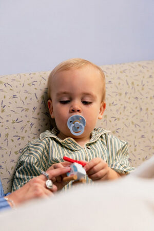 Набор пустышек латексных BIBS Studio Colour, 2 шт. - Block, 6+ мес. 6