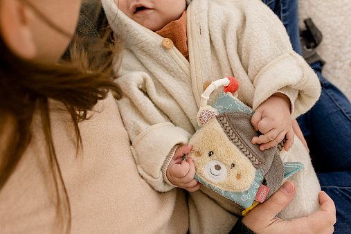 image_060188_stoffbuch_bruno_14_kl_insta_min Мягкая игрушка-книжка с подвесом FEHN Мишка Бруно 3