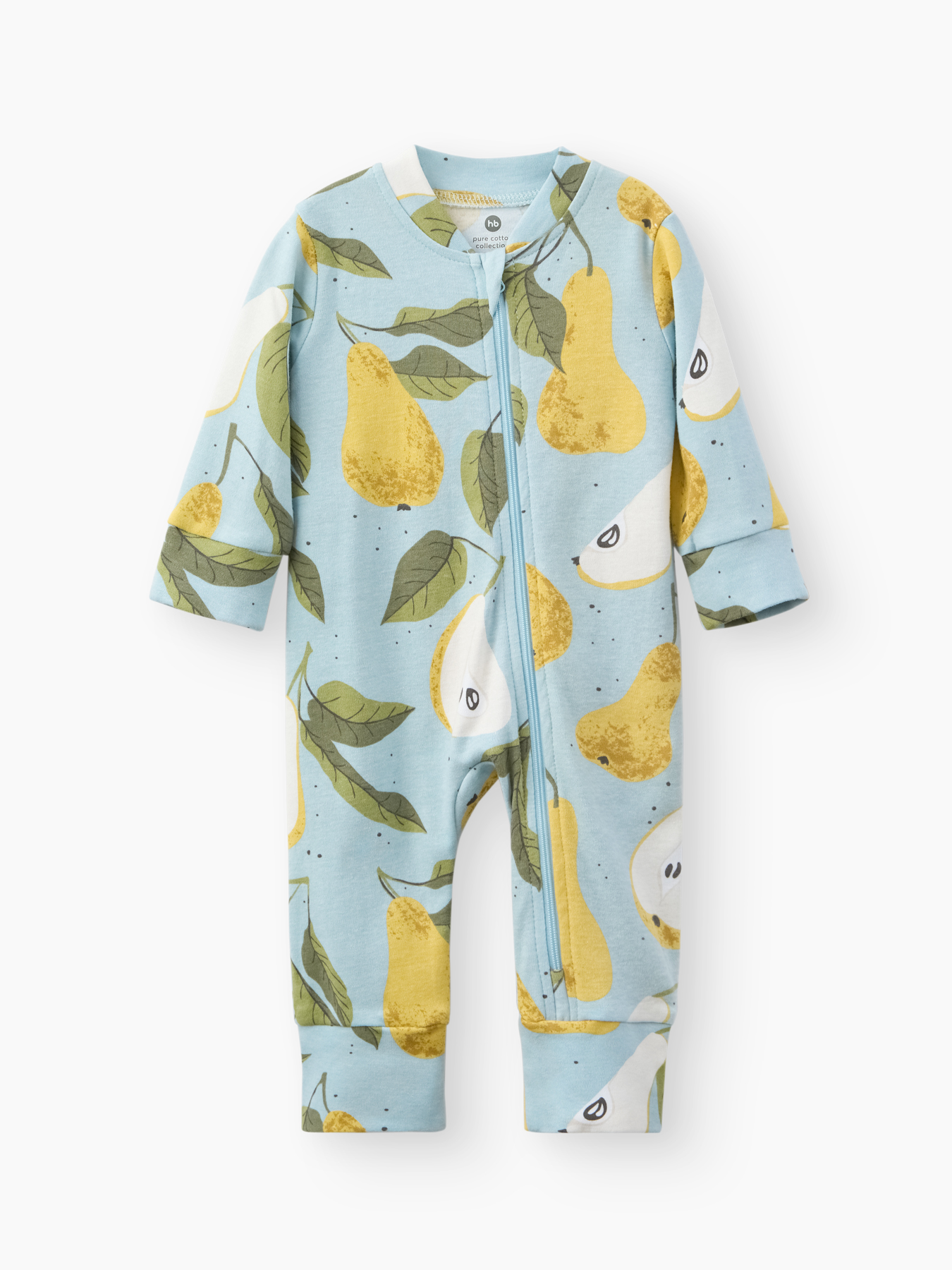 taboxunfmqn493up57gqqc8o9g692q4k Пижамный комбинезон детский Happy Baby (набор 2 шт.) pear 2