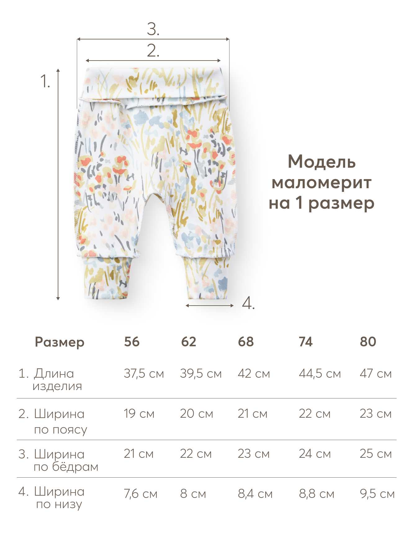 wf4i96v75803atyl4kxlf1xf1tlmsipw Штанишки Happy Baby (набор 3 шт.) flowers 15